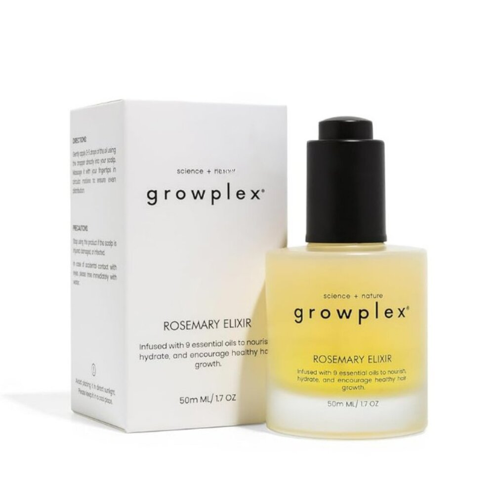 🌿Growplex® Rosemary Elixir™ Hair Oil